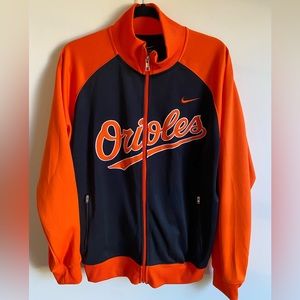 Unisex MLB Orioles Nike Zip-Up Jacket
